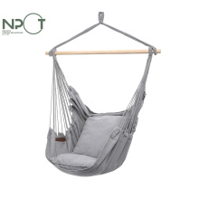 Hammock Chair Hanging Rope Swing Durable Hanging Chair for Indoor and Outdoor